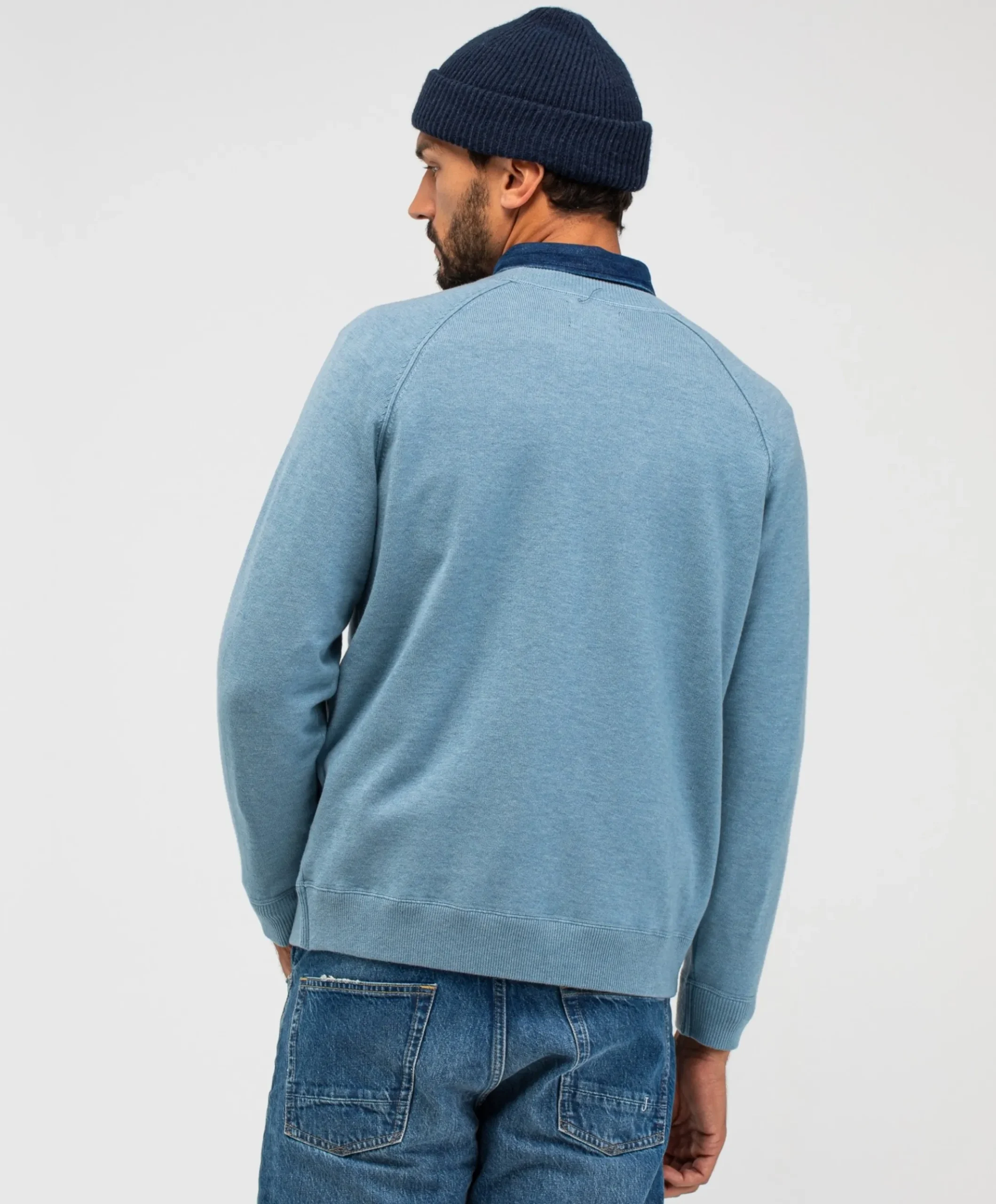 Heren trui blauw
