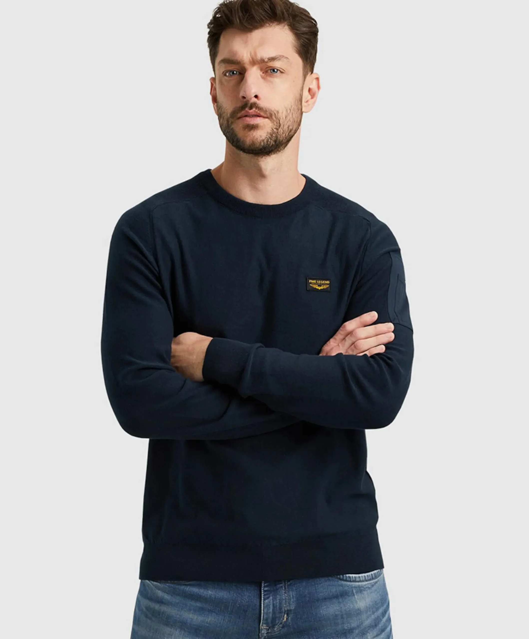 Heren trui blauw