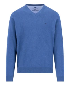 Heren trui blauw