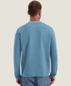 Heren trui blauw