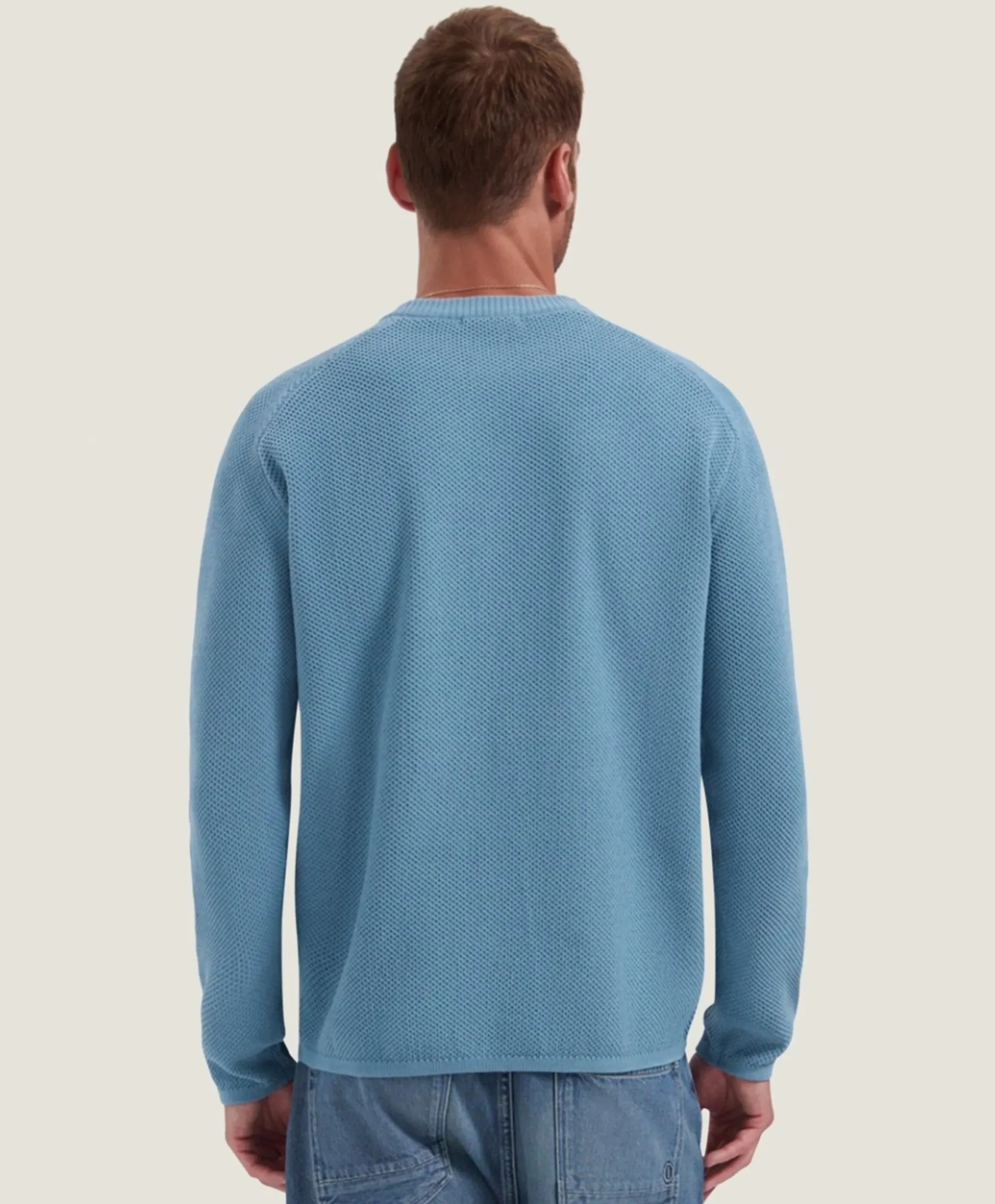 Heren trui blauw