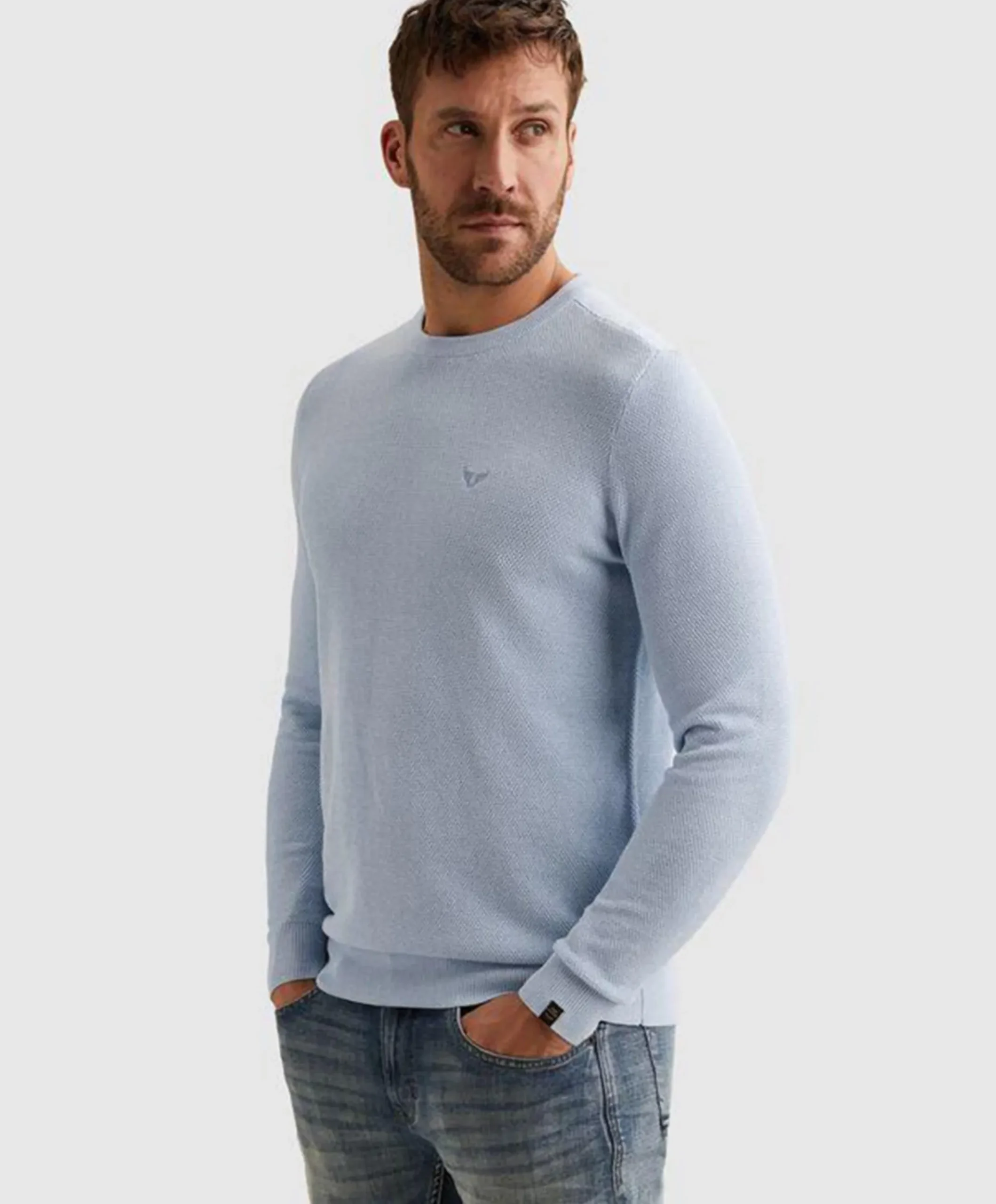 Heren trui blauw