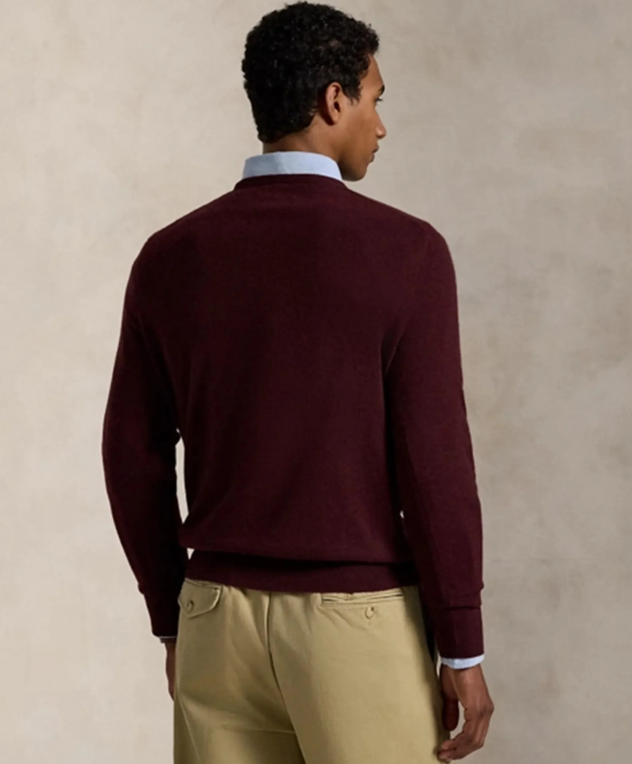Heren trui bordeaux