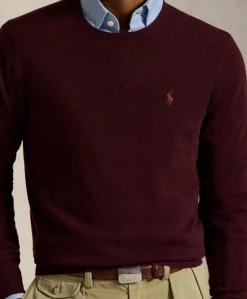 Heren trui bordeaux