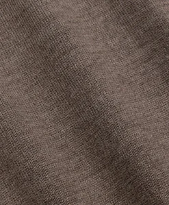 Heren trui met rits beige