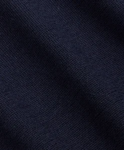 Heren trui met rits blauw