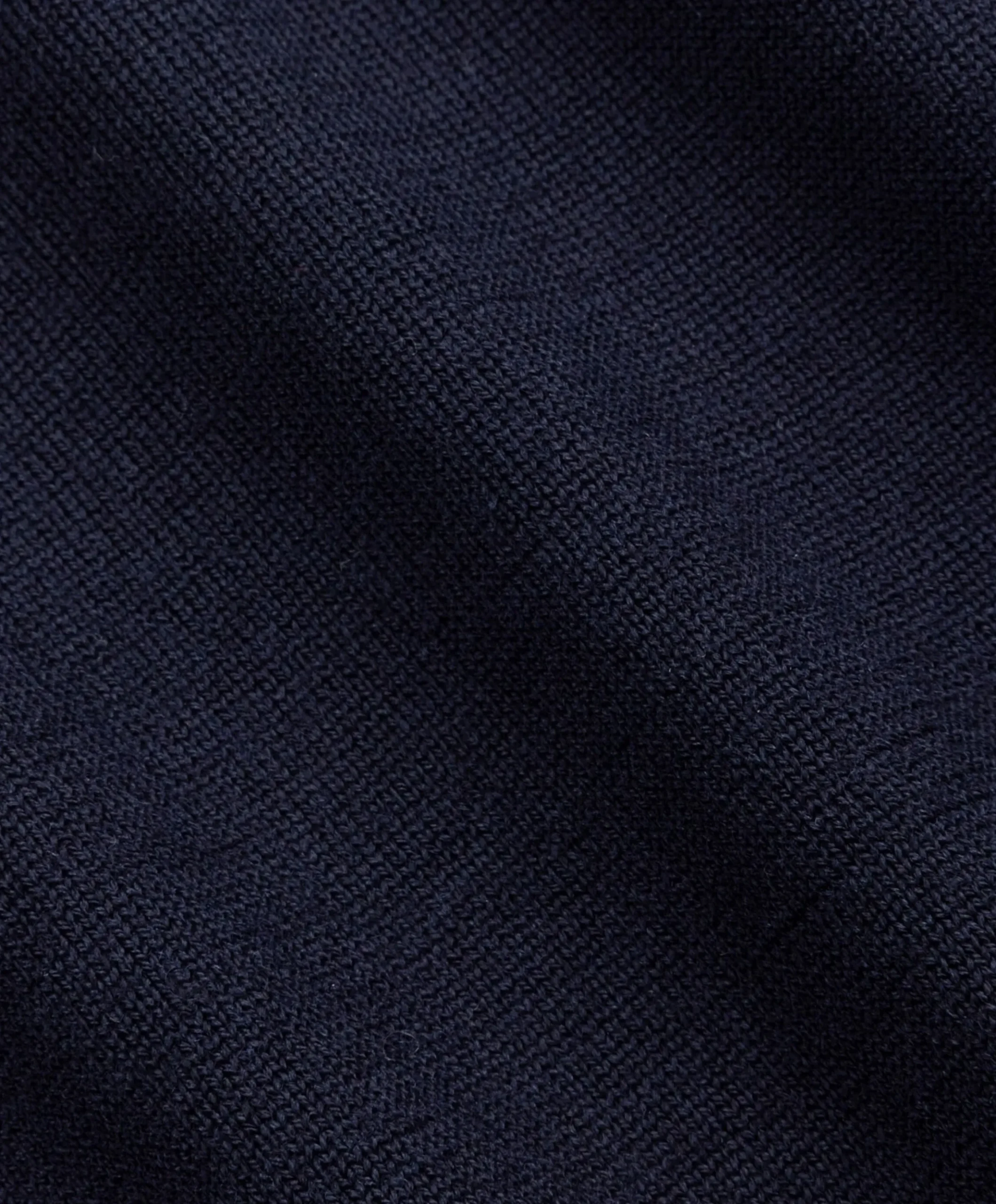 Heren trui met rits blauw