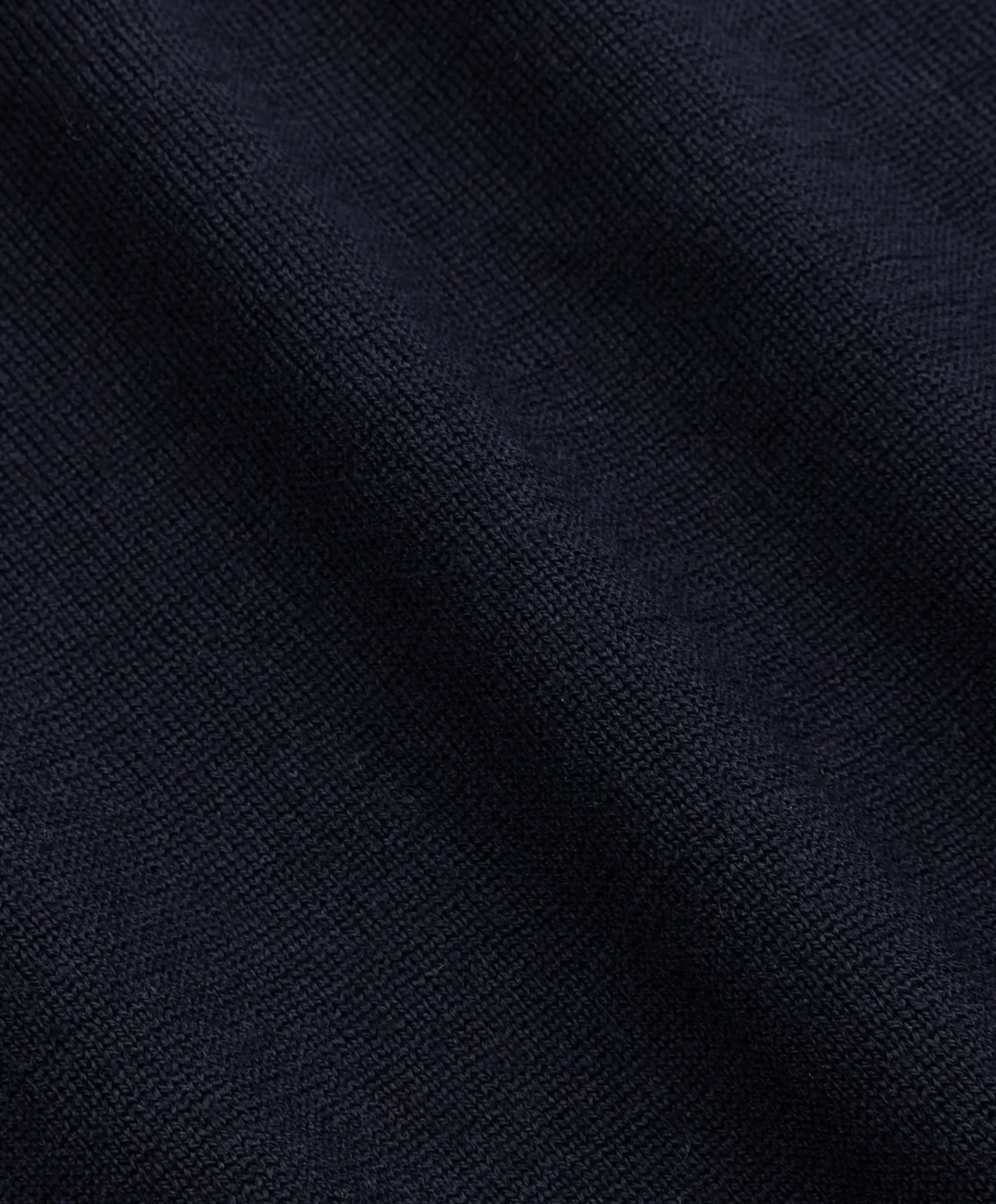 Heren trui met rits blauw