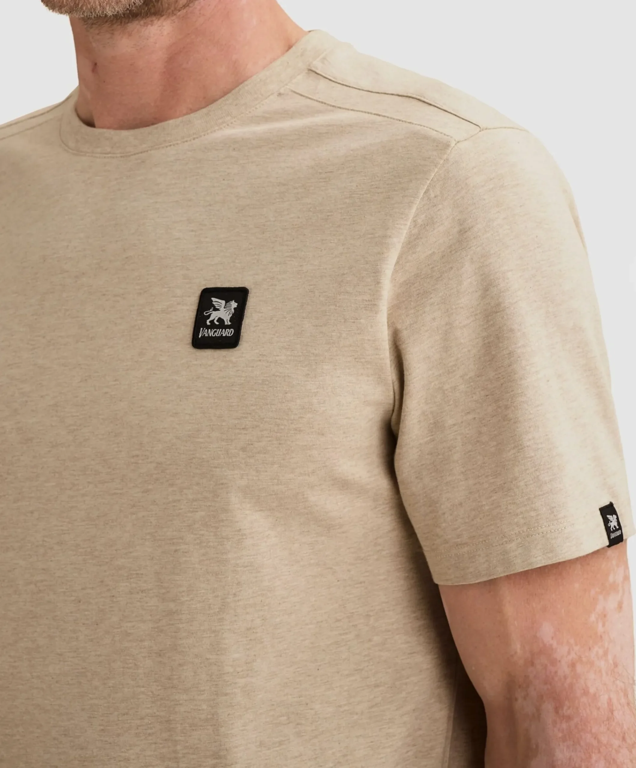Heren T-shirt beige