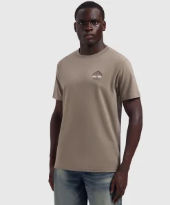 Heren T-shirt beige