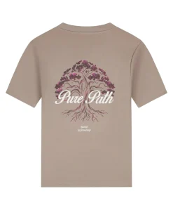 Heren T-shirt beige