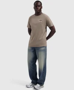 Heren T-shirt beige