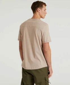 Heren T-shirt beige