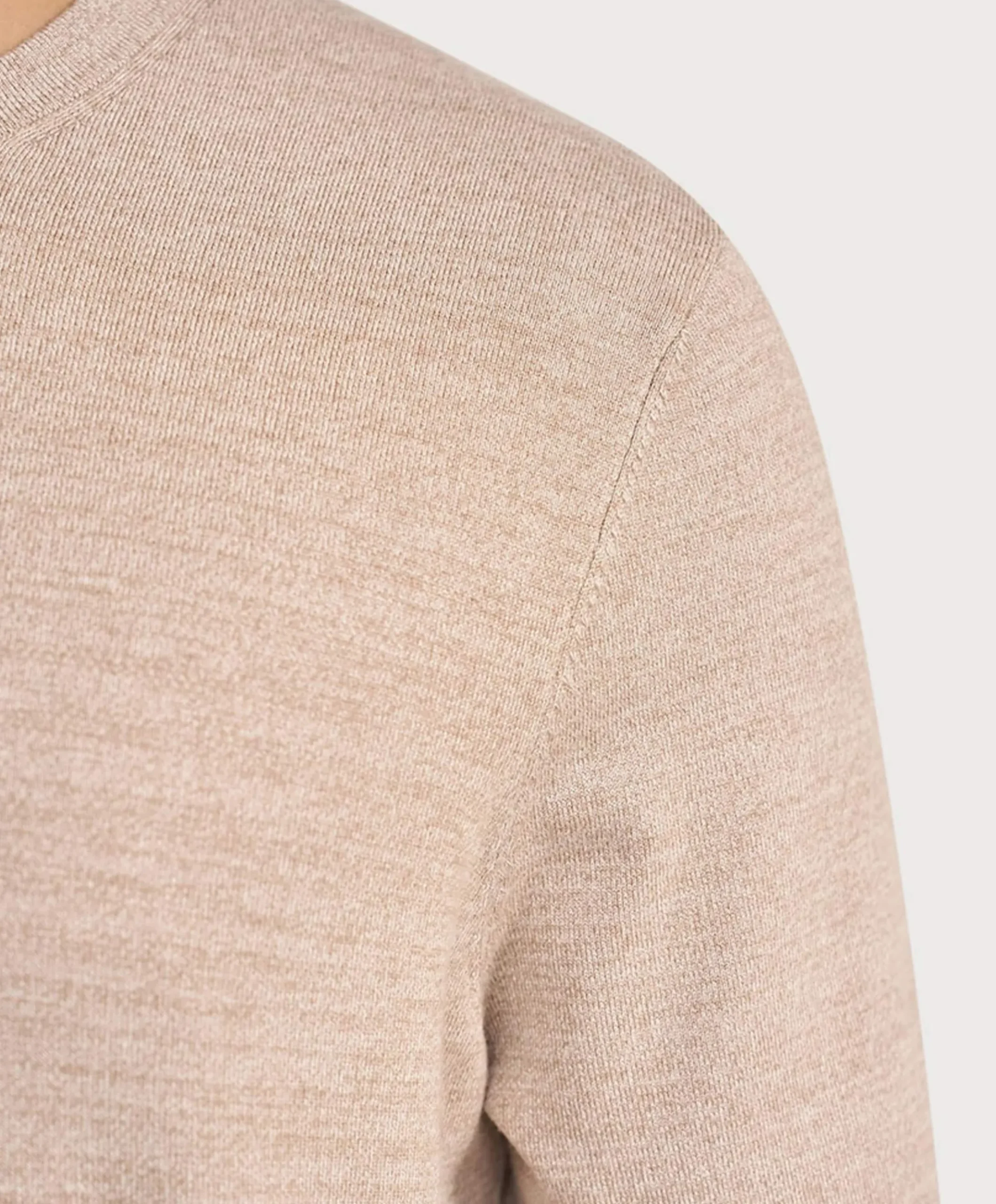 Heren T-shirt beige