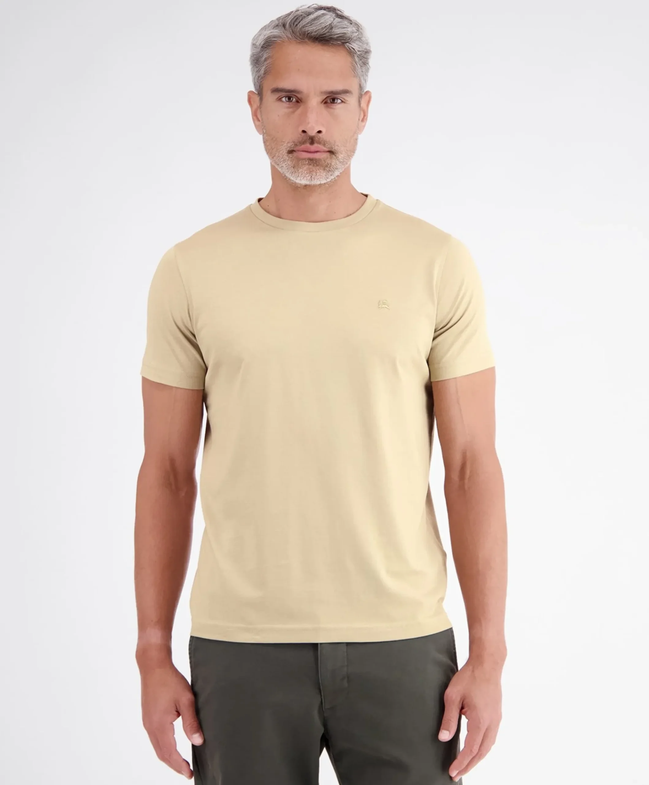 Heren T-shirt beige