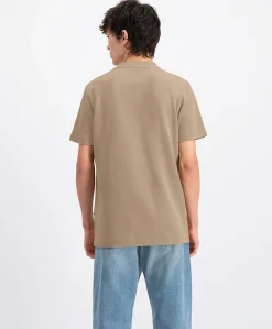 Heren T-shirt beige