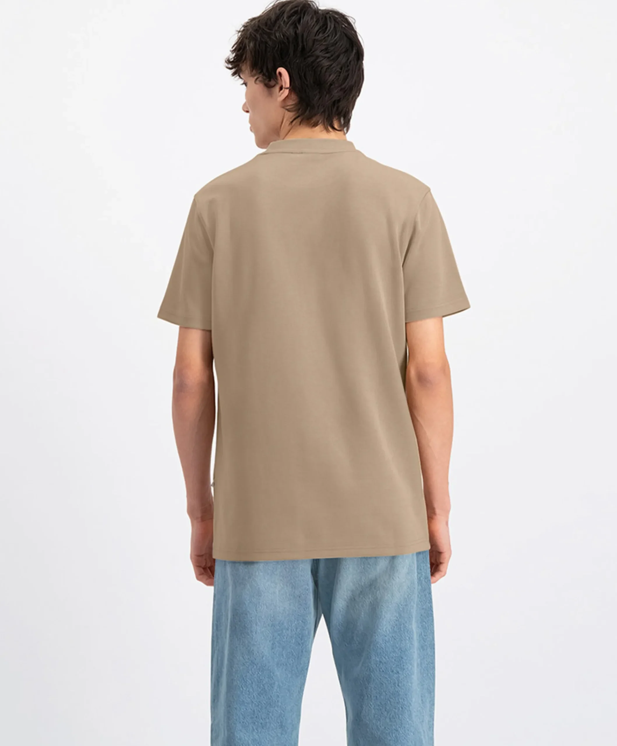 Heren T-shirt beige