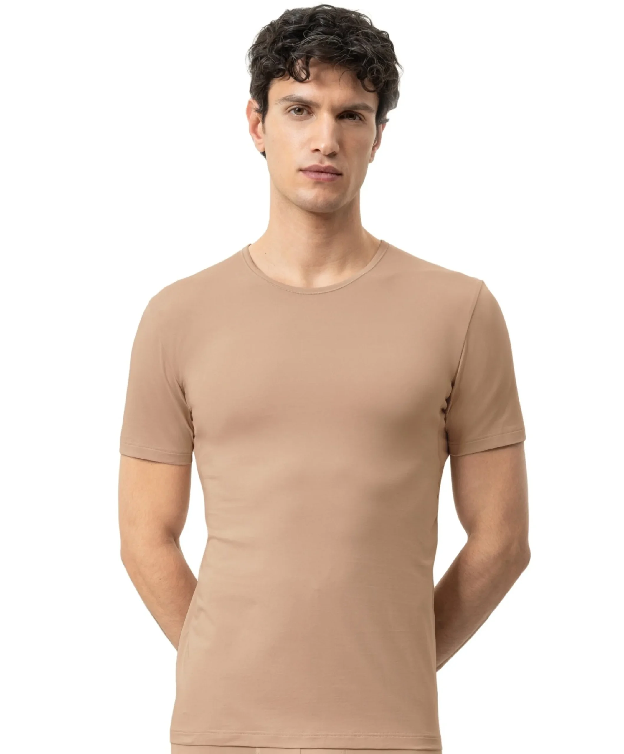 Heren T-shirt beige