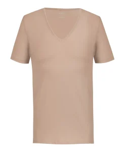 Heren T-shirt beige