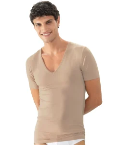 Heren T-shirt beige