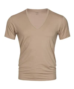 Heren T-shirt beige
