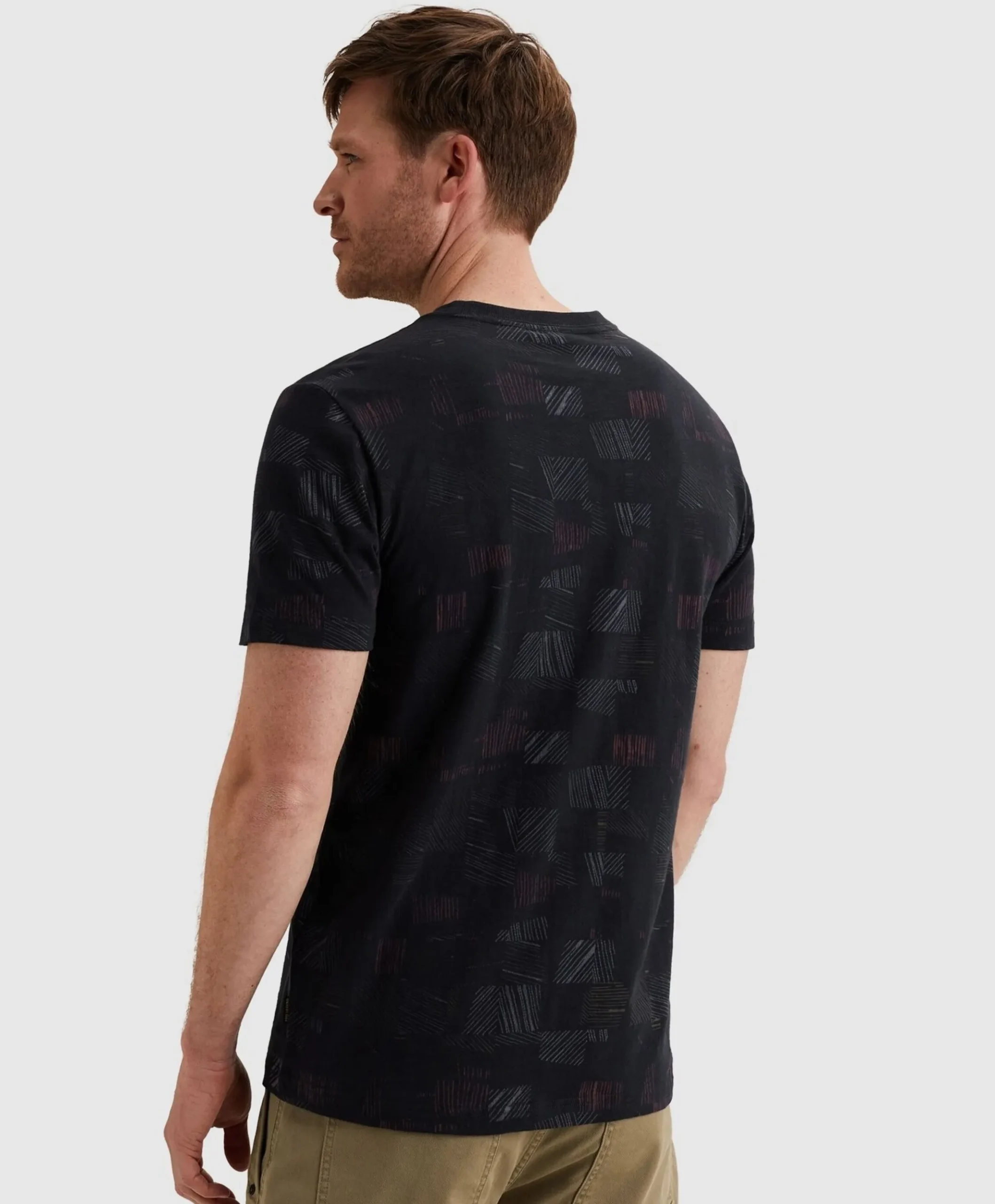 Heren T-shirt blauw