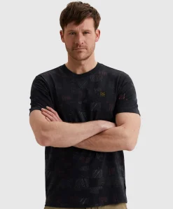 Heren T-shirt blauw