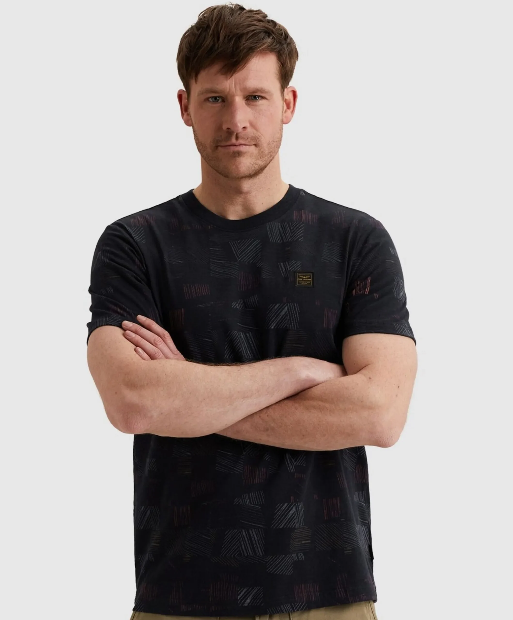 Heren T-shirt blauw