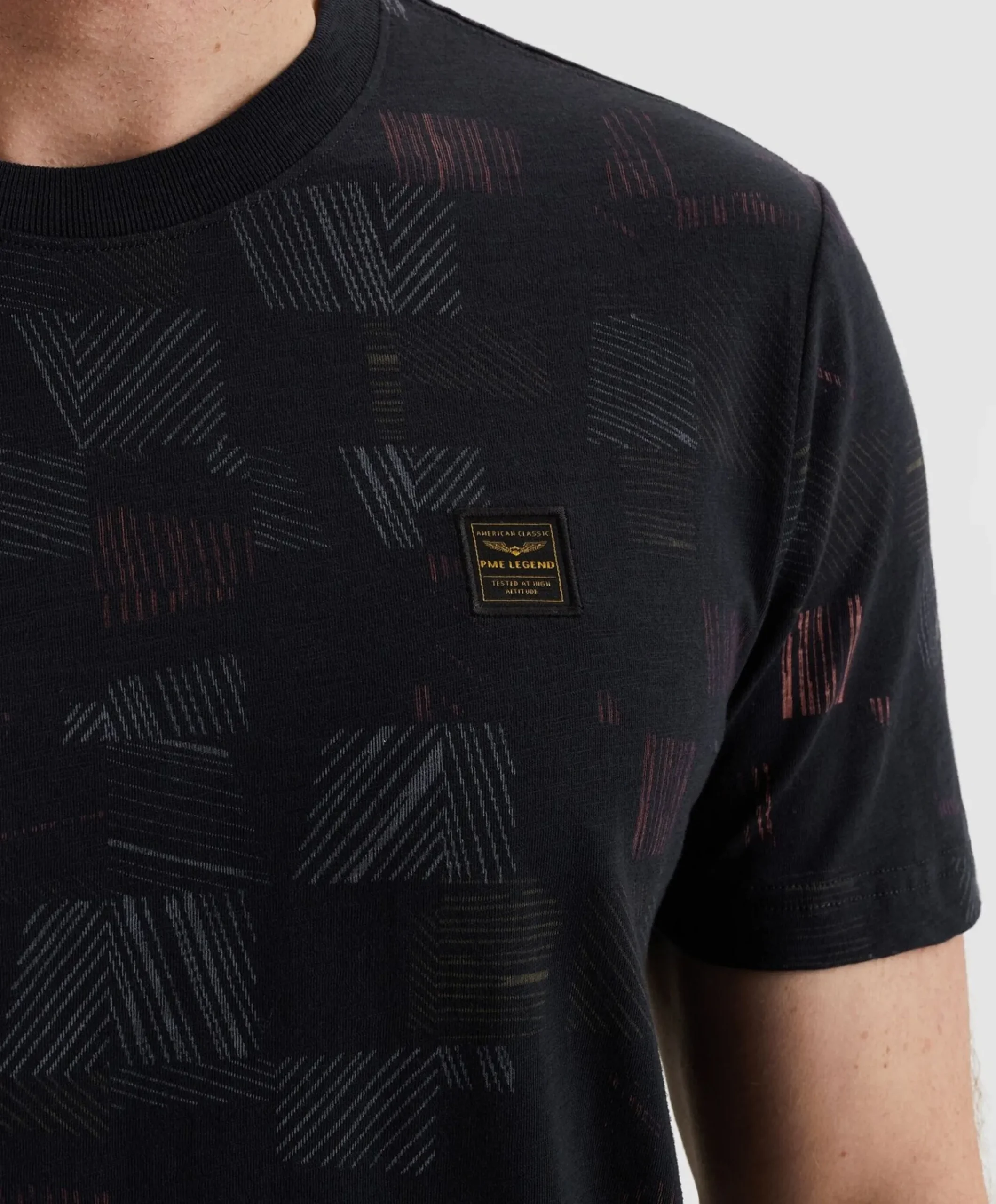 Heren T-shirt blauw