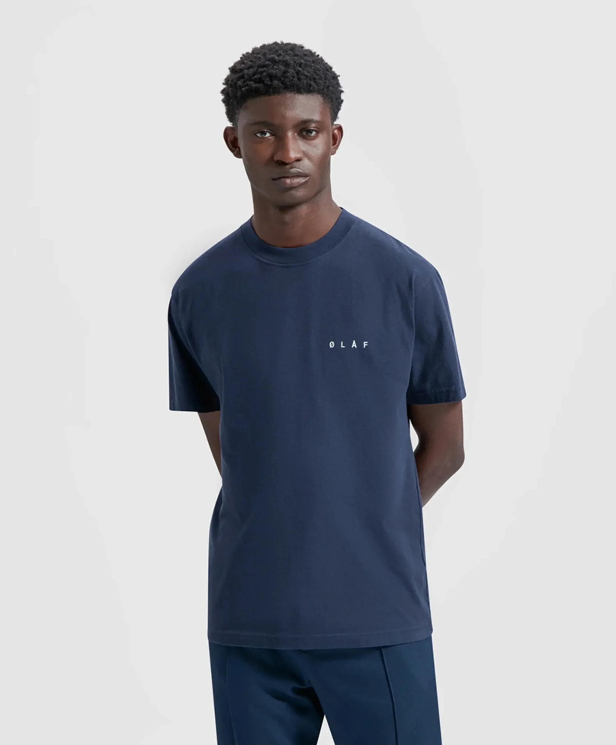 Heren T-shirt blauw