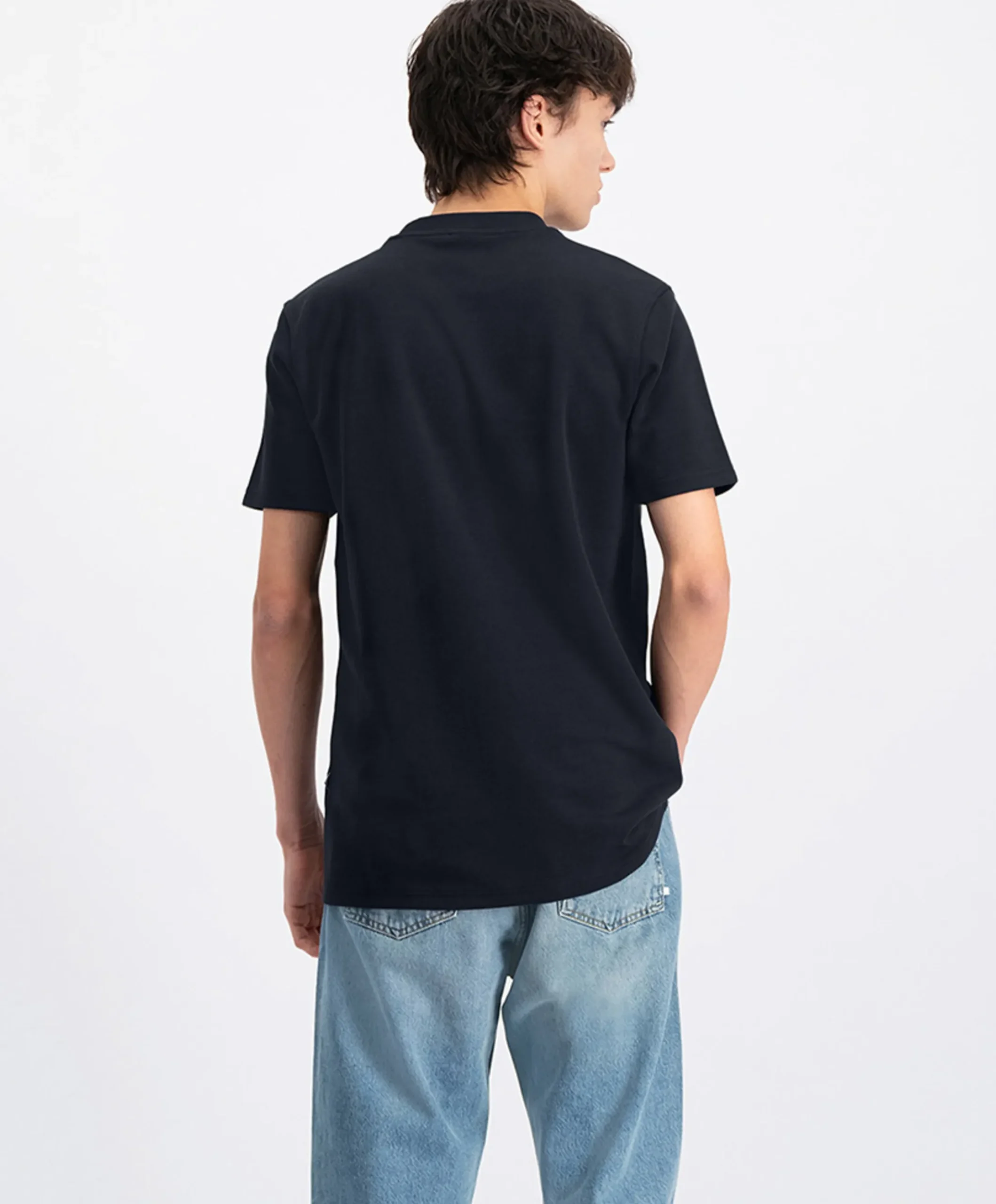 Heren T-shirt blauw