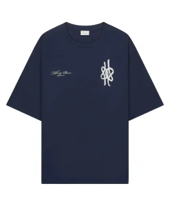 Heren T-shirt blauw