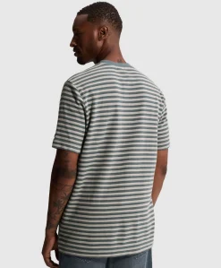 Heren T-shirt blauw