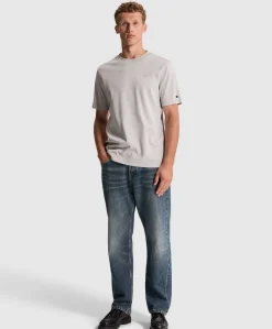 Heren T-shirt blauw