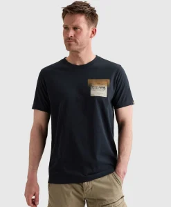 Heren T-shirt blauw