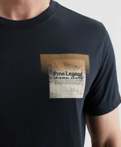 Heren T-shirt blauw