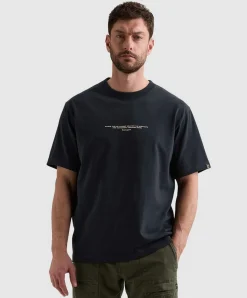 Heren T-shirt blauw