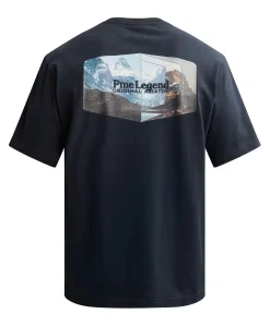 Heren T-shirt blauw