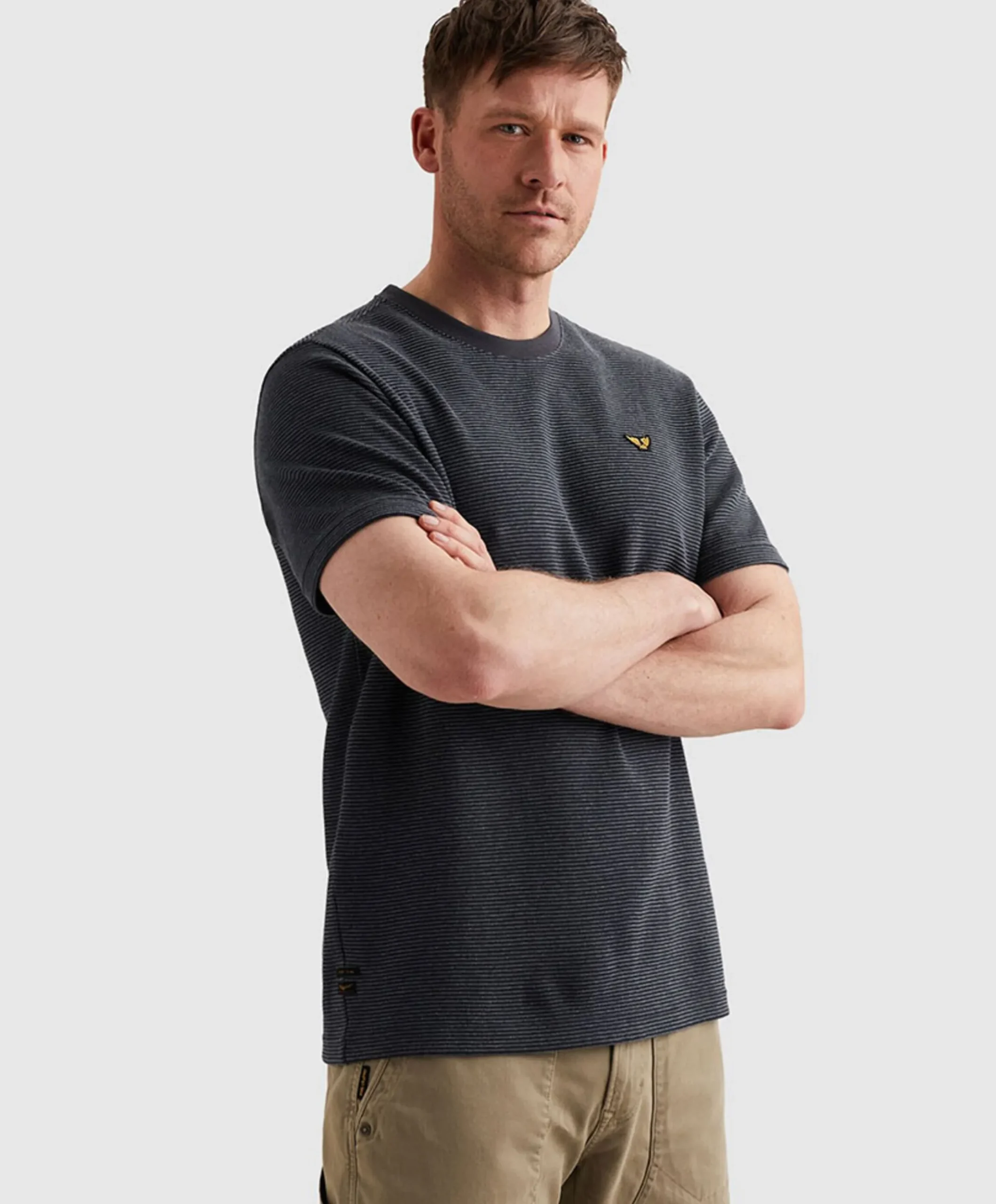Heren T-shirt blauw
