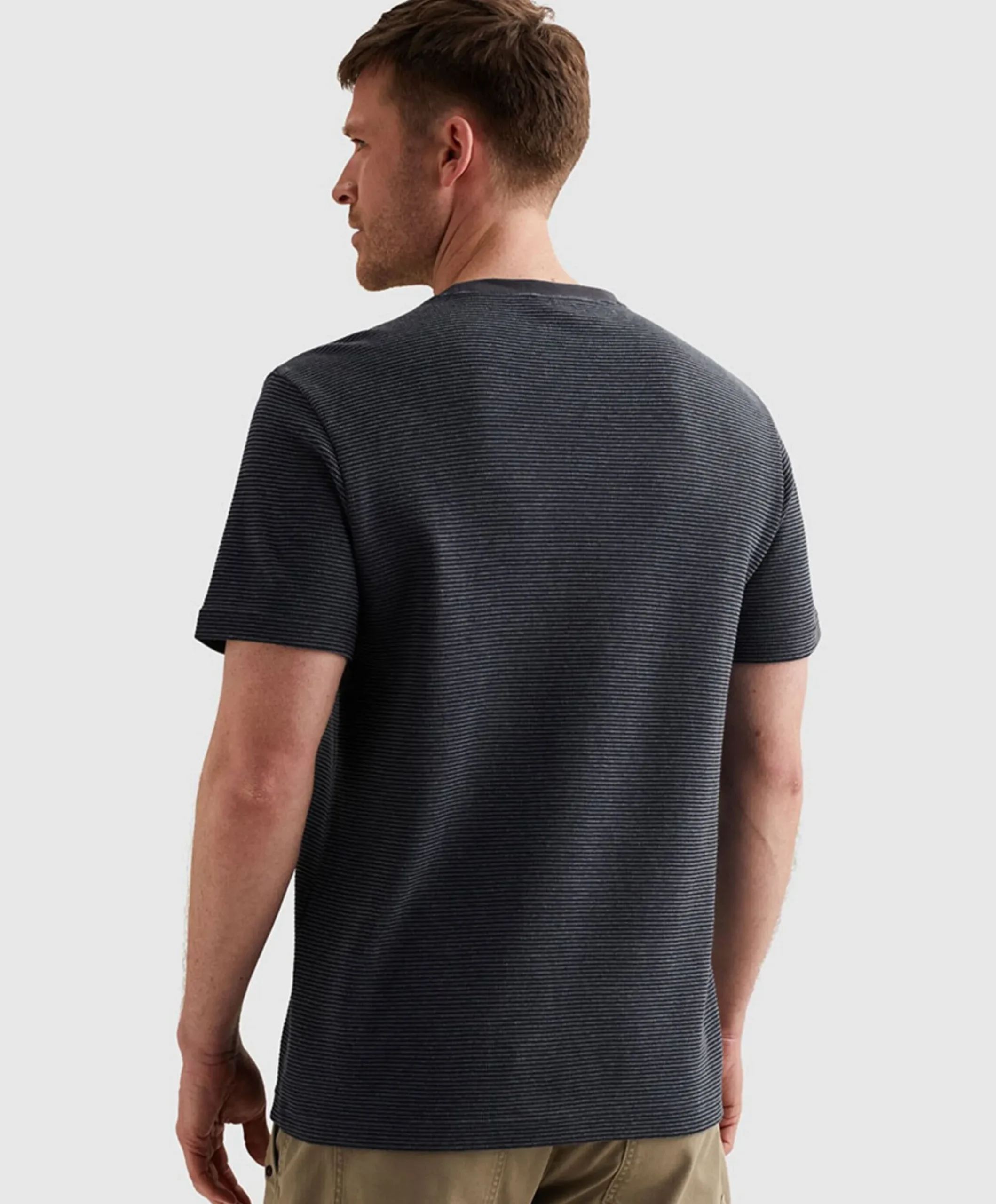 Heren T-shirt blauw