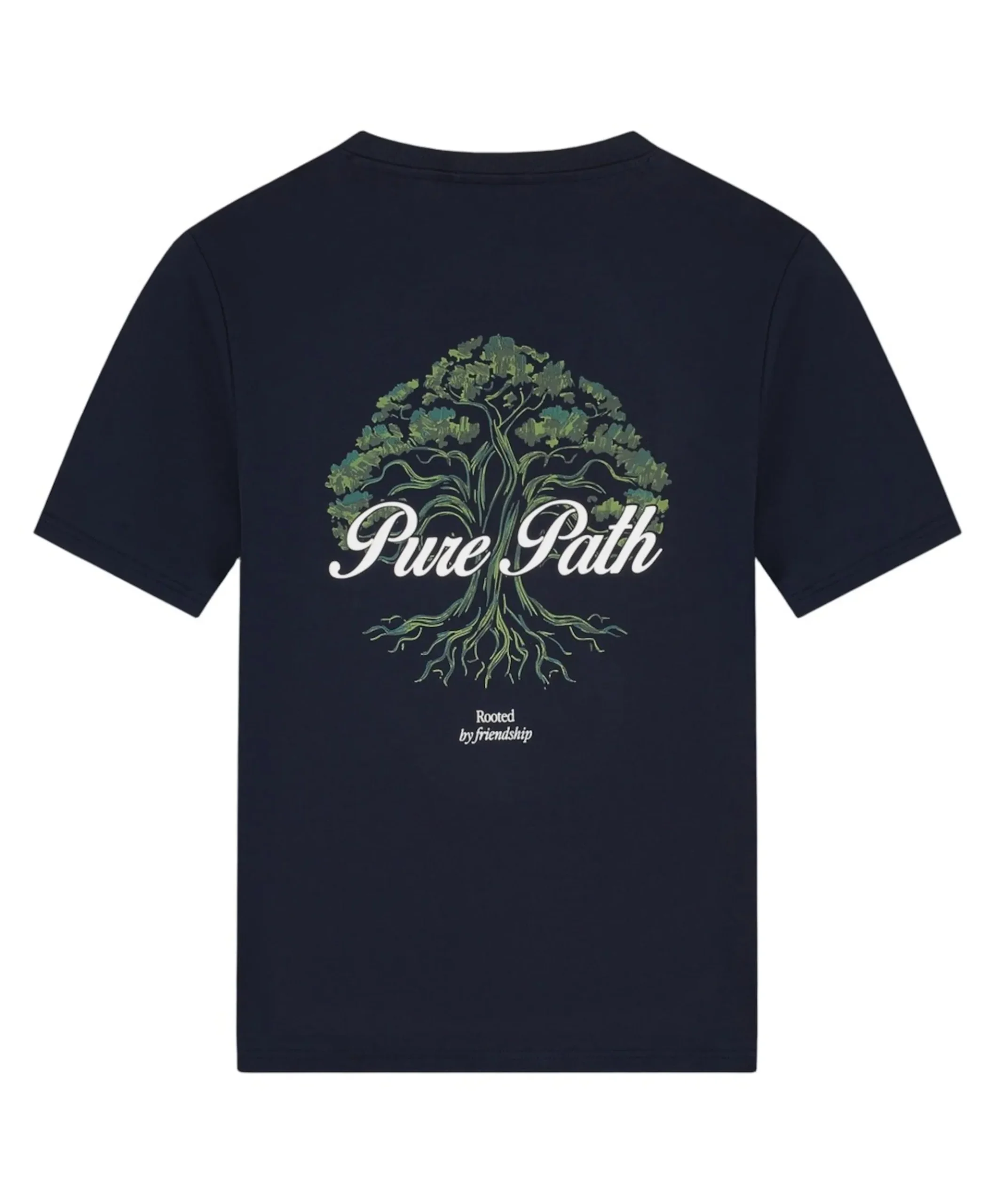 Heren T-shirt blauw