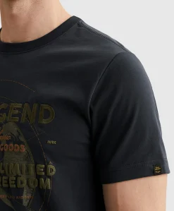 Heren T-shirt blauw