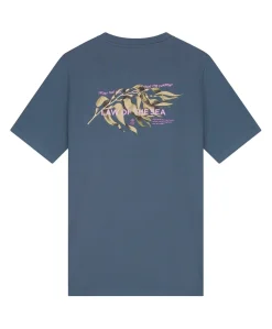 Heren T-shirt blauw