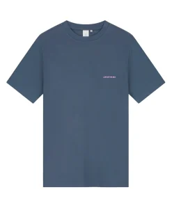 Heren T-shirt blauw