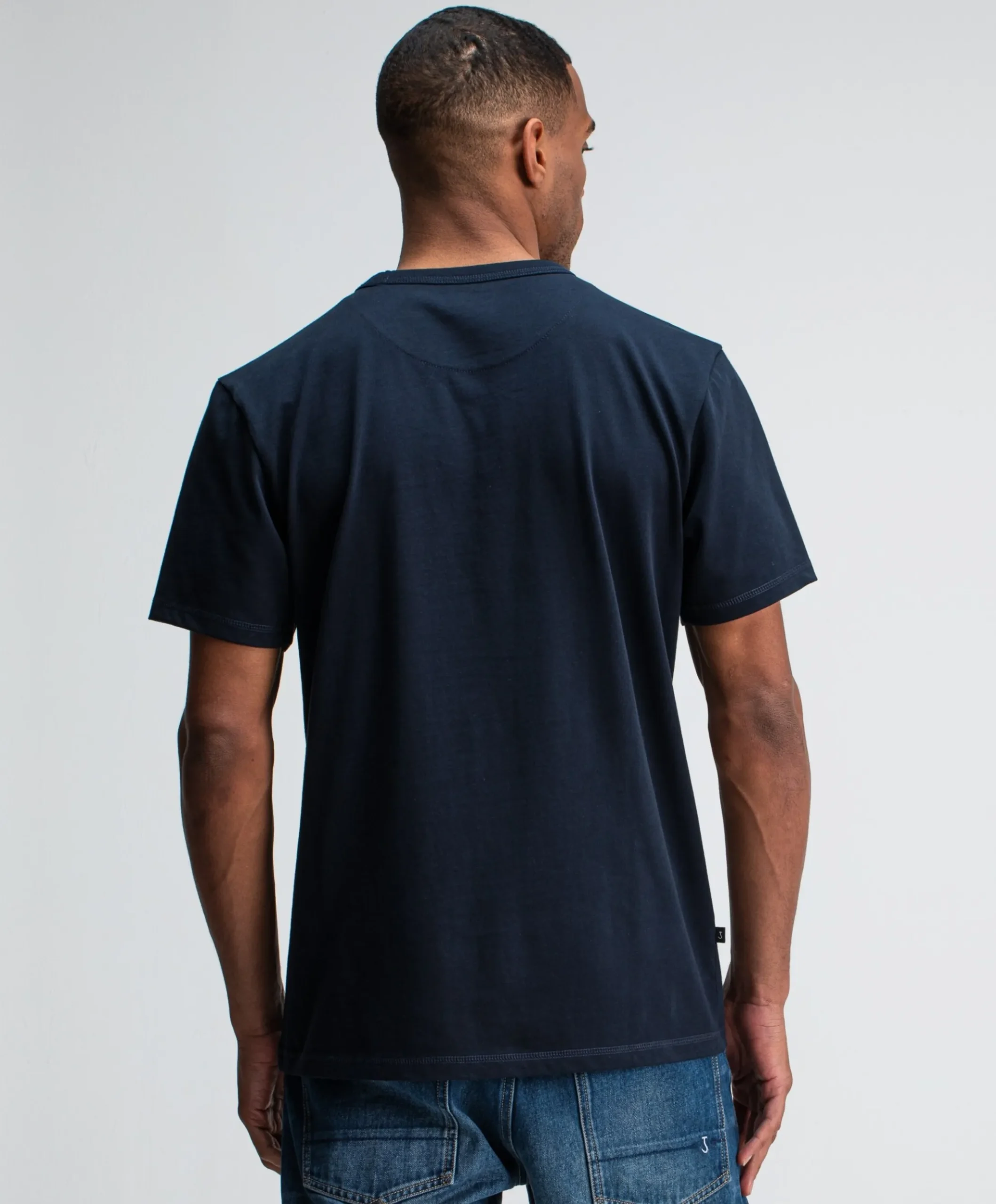 Heren T-shirt blauw
