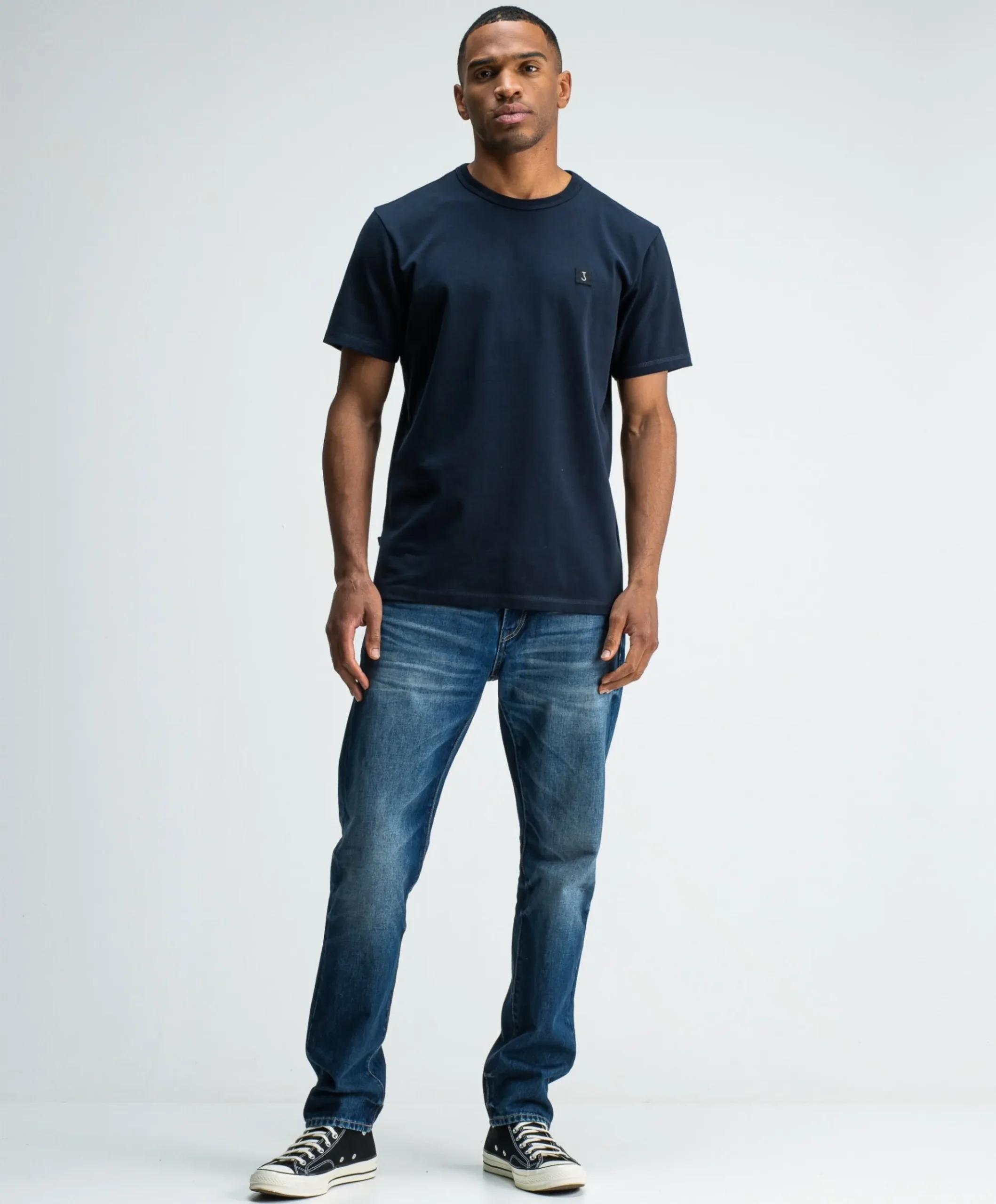 Heren T-shirt blauw