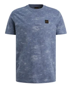 Heren T-shirt blauw