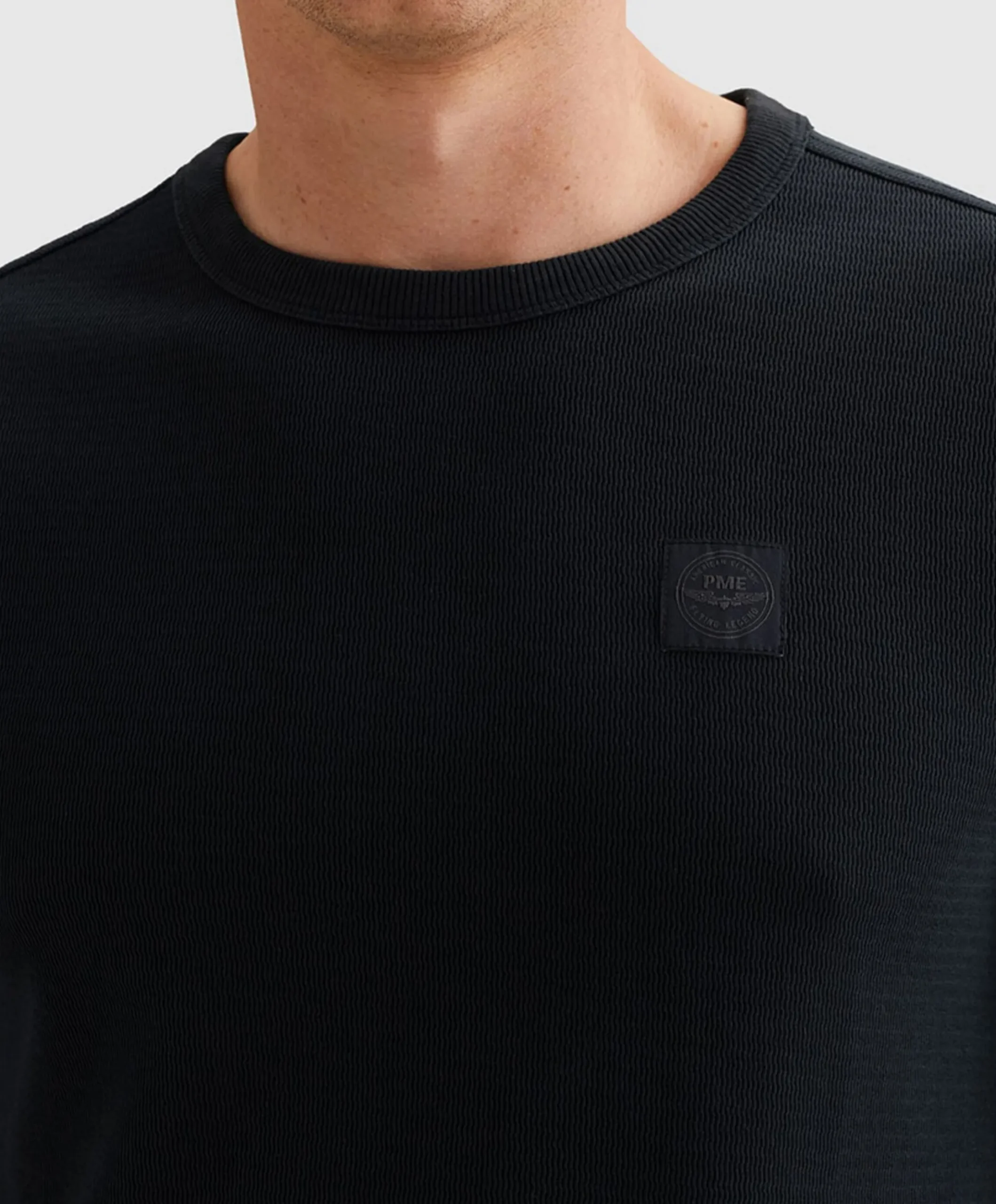 Heren T-shirt blauw