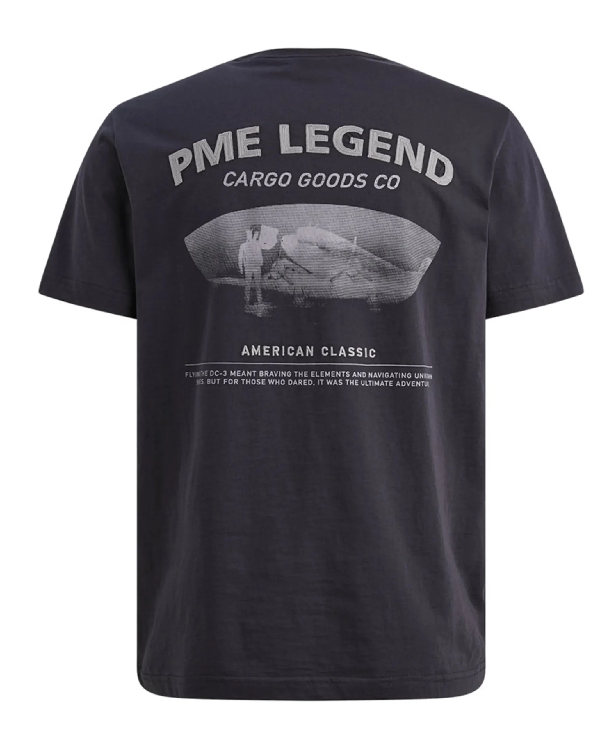 Heren T-shirt blauw
