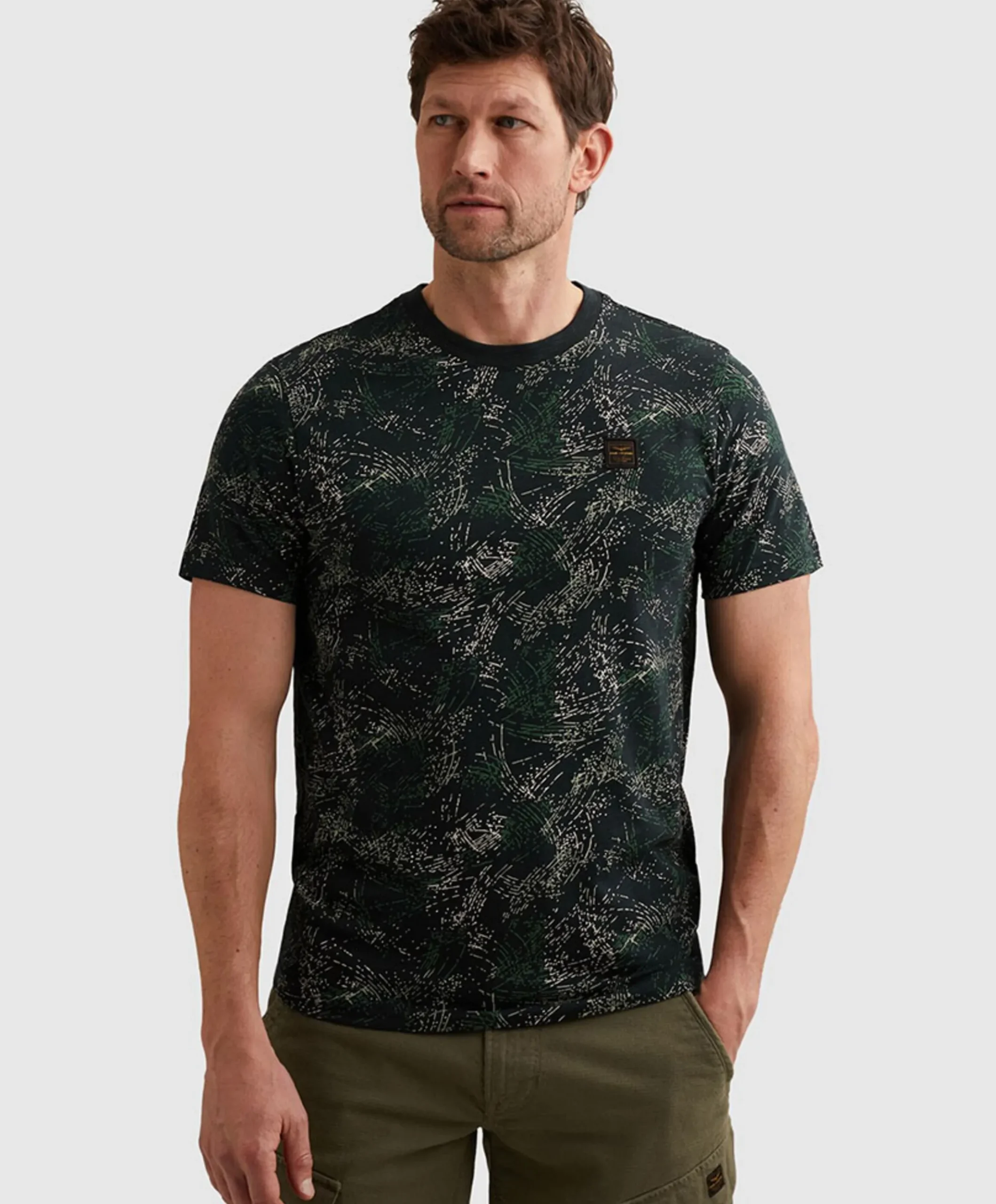 Heren T-shirt blauw